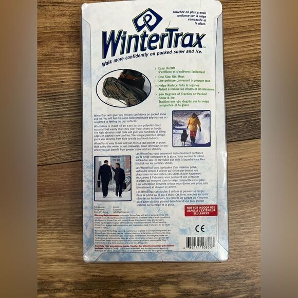 4/$25 Wintertrax by Yaktrax spikeless ultralight unisex winter activities - Picture 3 of 4